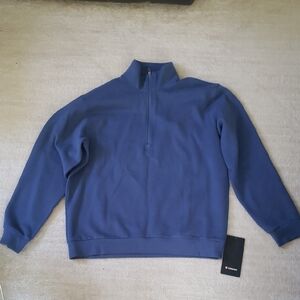 Lululemon  Men's Navy Zip-Up Sweater